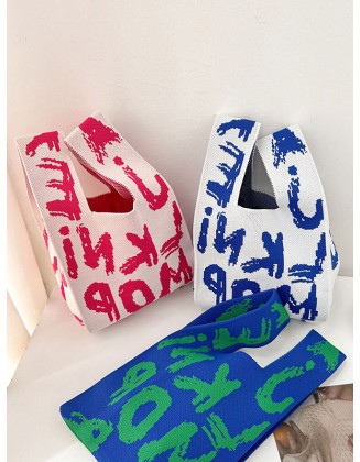 Original Graffiti Contrast Color Bags Accessories