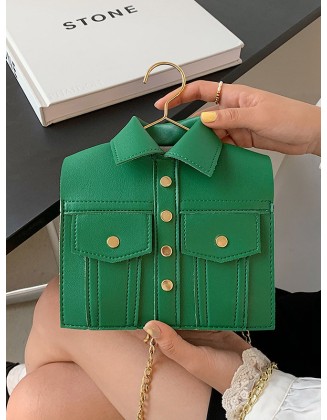 Original Stylish PU Contrast Color Shoulder Bag Accessories