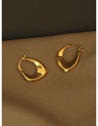 Women's Geometric Simple Metal Earrings