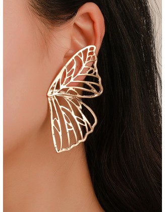 Butterfly Shape Hollow Earrings Accessories