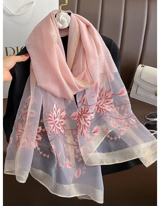 Embroidered Leisure Fashion Shawl&Scarf