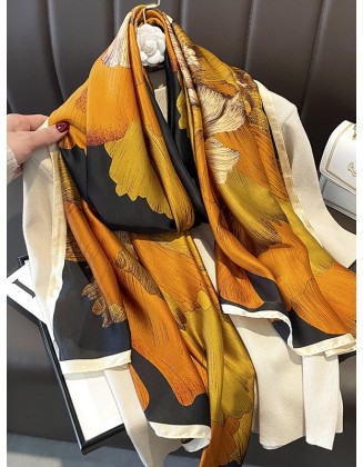 Flower Print Sun protection Shawl&Scarf