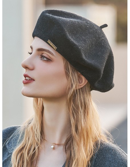 Artistic Retro Solid Color Beret Hats&Caps