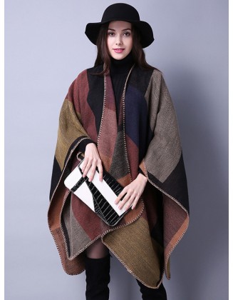 Imitation Cashmere Jacquard Tasseled Shawl Scarf