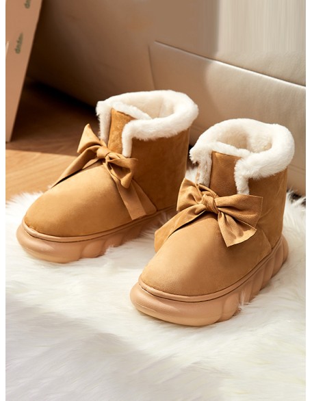 Casual Keep Warm Non-Slip Velvet Booties