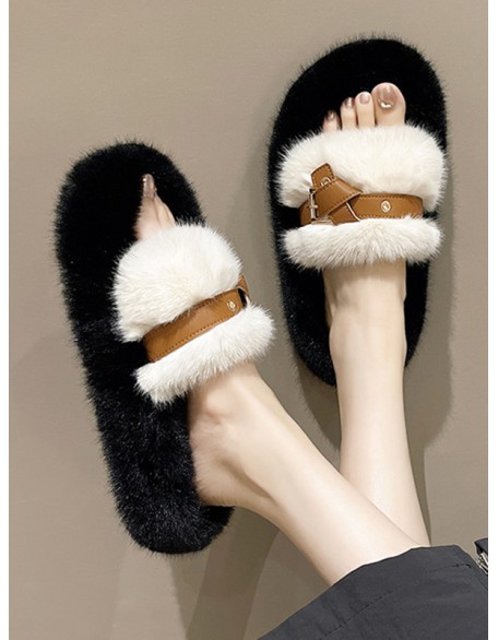 Open Toe Split-Joint Slippers Platform Shoes