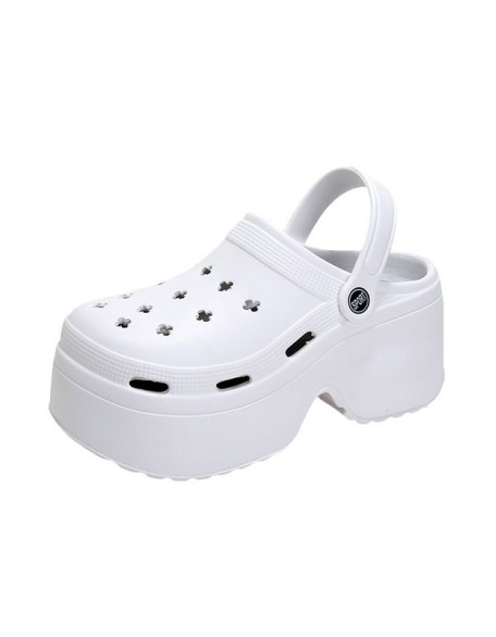 Hollow Sandals Crocs Slippers Platform Shoes