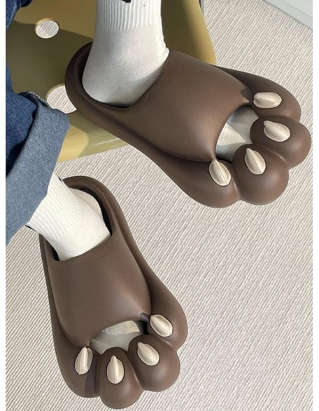 Cat Paw Shape Hollow Slippers