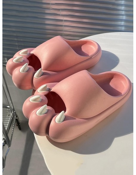 Cat Paw Shape Hollow Slippers