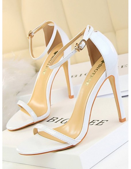 Hollow Open Toe Split-Joint Sandals Pumps