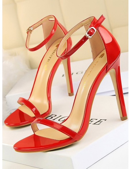 Hollow Open Toe Split-Joint Sandals Pumps