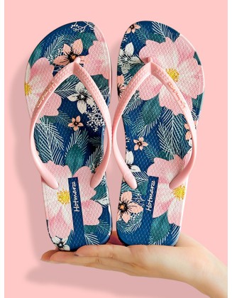 Floral Print Non-Slip Beach Sandals Slippers Shoes