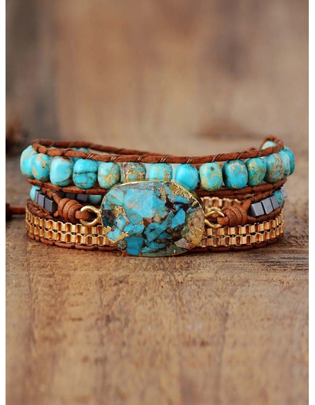 Bohemia Blue  Adjustable  Bracelet Accessories