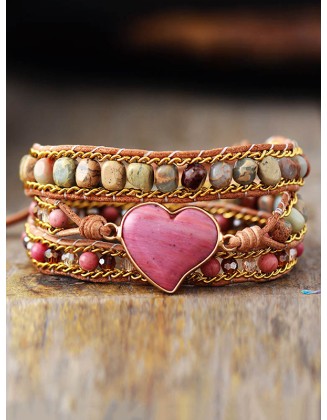 Casual Heart-Shaped Bracelet Accessories