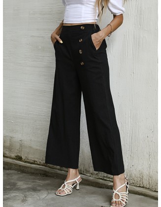 Original Simple Casual Loose Solid Color Pants