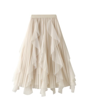 Original Stylish 7 Colors Falbala Gauze Skirt