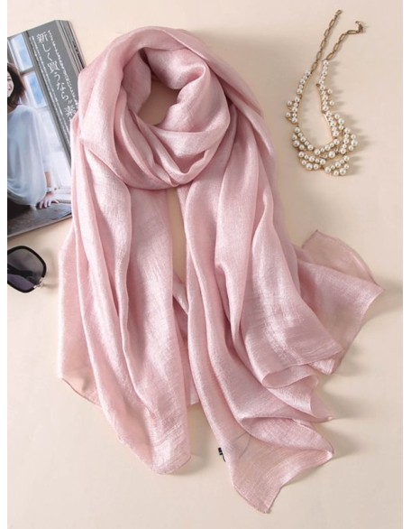 Keep Warm Solid Color Sun protection Wrap Scarf