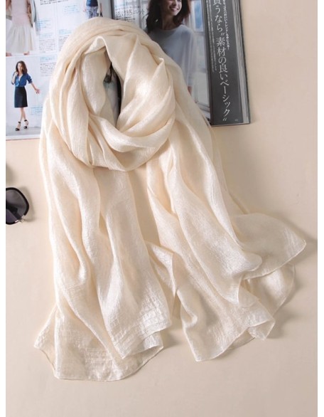 Keep Warm Solid Color Sun protection Wrap Scarf