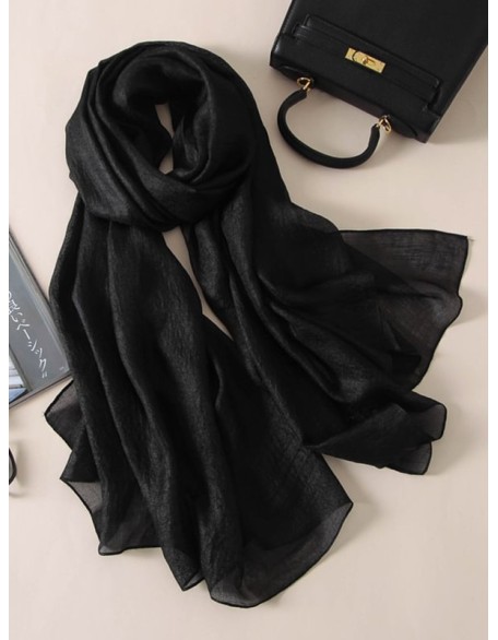 Keep Warm Solid Color Sun protection Wrap Scarf