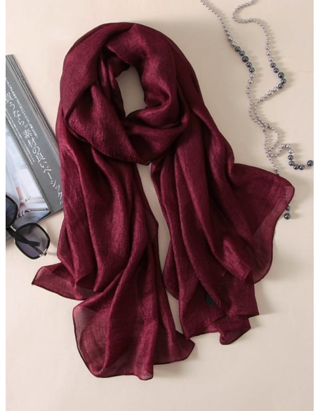 Keep Warm Solid Color Sun protection Wrap Scarf