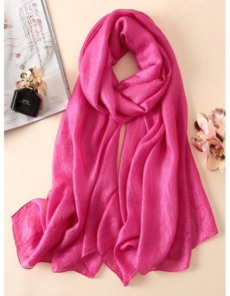 Keep Warm Solid Color Sun protection Wrap Scarf