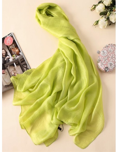 Keep Warm Solid Color Sun protection Wrap Scarf