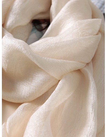 Keep Warm Solid Color Sun protection Wrap Scarf