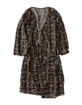 Ethnic Printed Long Sleeves Cardigan Cover-Ups