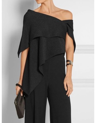 Urban Asymmetric One Shoulder Tunic Top