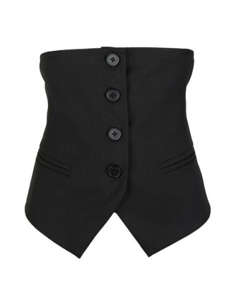 Adjustable Waist Half Suit Vest